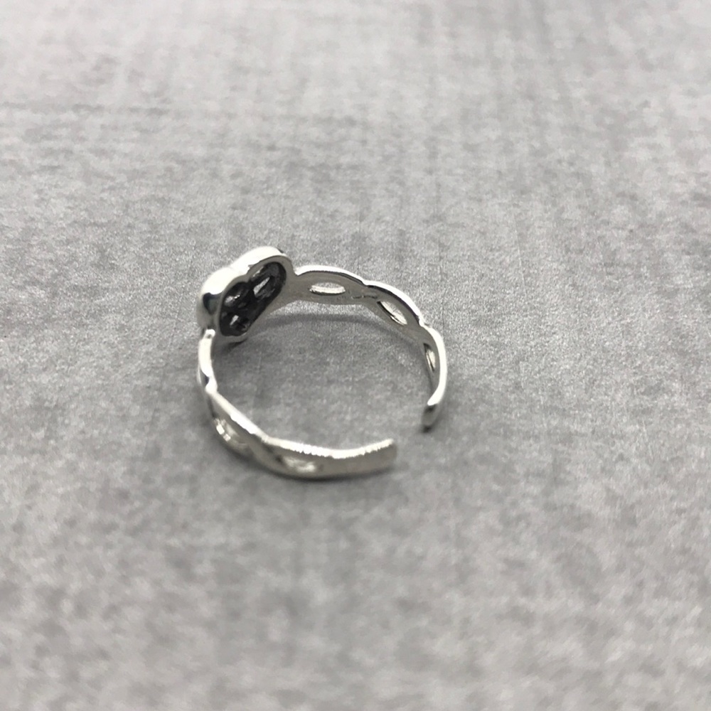 NWT-Sterling Silver (925) Celtic Heart Toe Ring - Picture 6 of 7